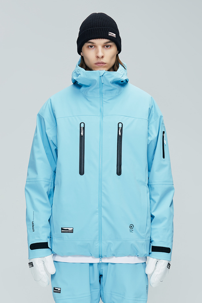 MK Insulated 3L Jacket Skyblue